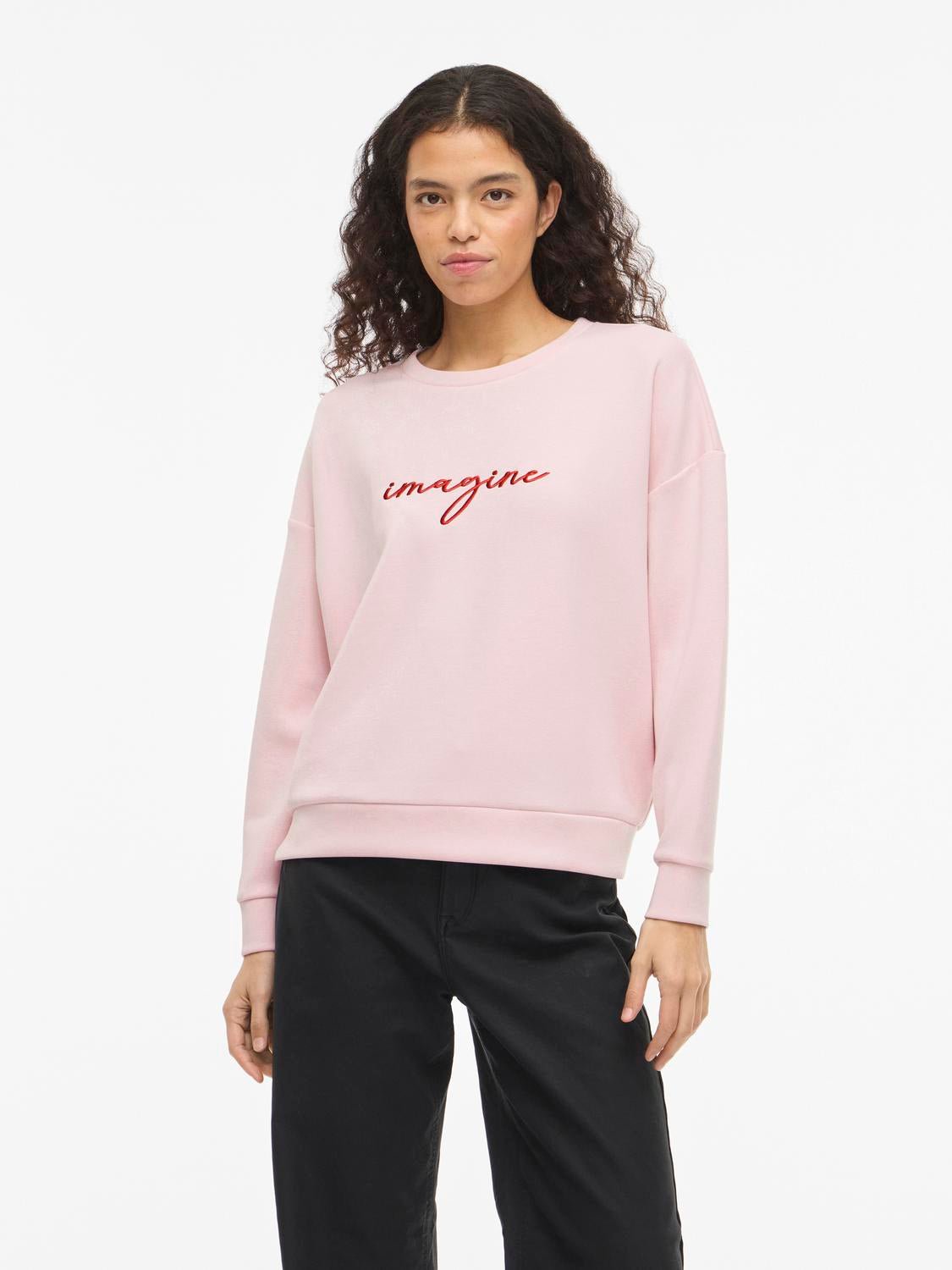 VISIFFI Sweatshirt - Cherry Blossom - VERO MODA & VILA Bergvik